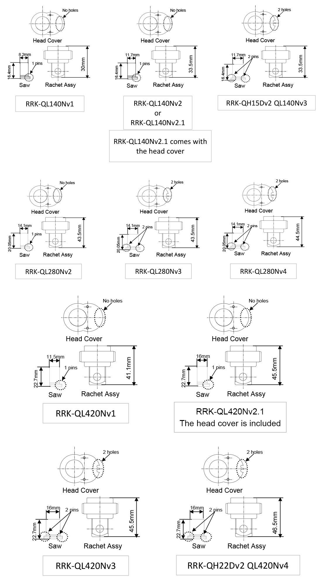 product dimensions